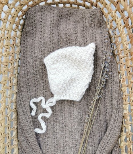 Baby Set stricken | Anleitung Pucksack und Babymütze für Neugeborene