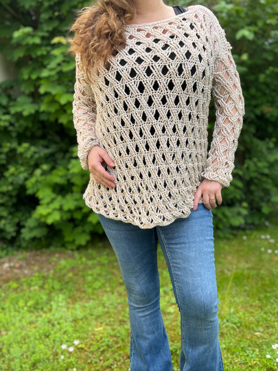 Crochet Pattern Shirt "Lattice"