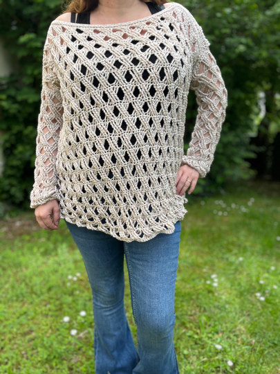 Crochet Pattern Shirt "Lattice"