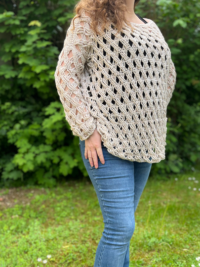 Crochet Pattern Shirt "Lattice"