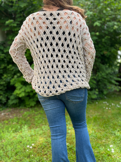 Crochet Pattern Shirt "Lattice"