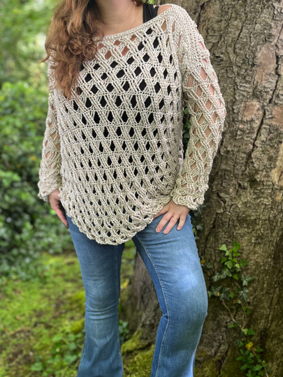 Crochet Pattern Shirt "Lattice"