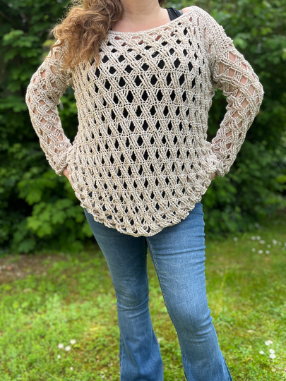 Crochet Pattern Shirt "Lattice"