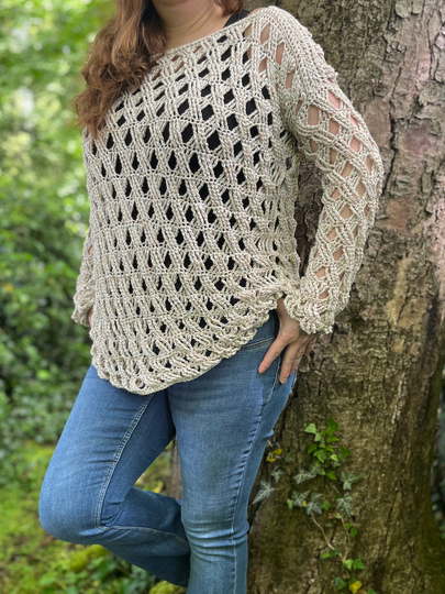 Crochet Pattern Shirt "Lattice"