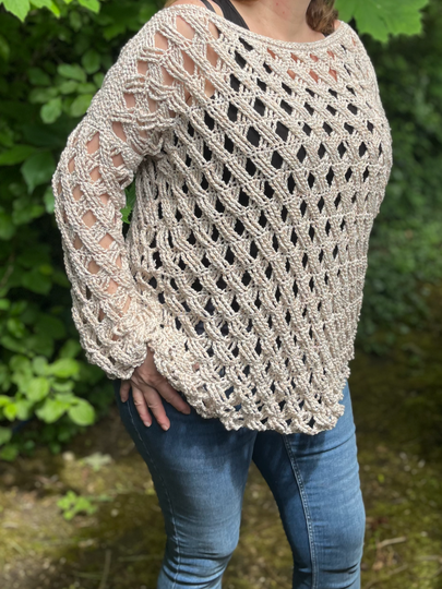 Crochet Pattern Shirt "Lattice"