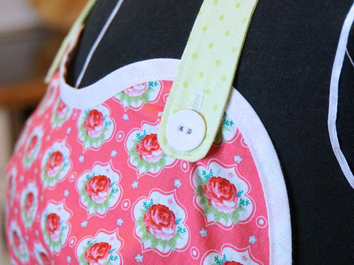 Vintage Cooking Apron - PDF Pattern, Sewing Instructions & Video