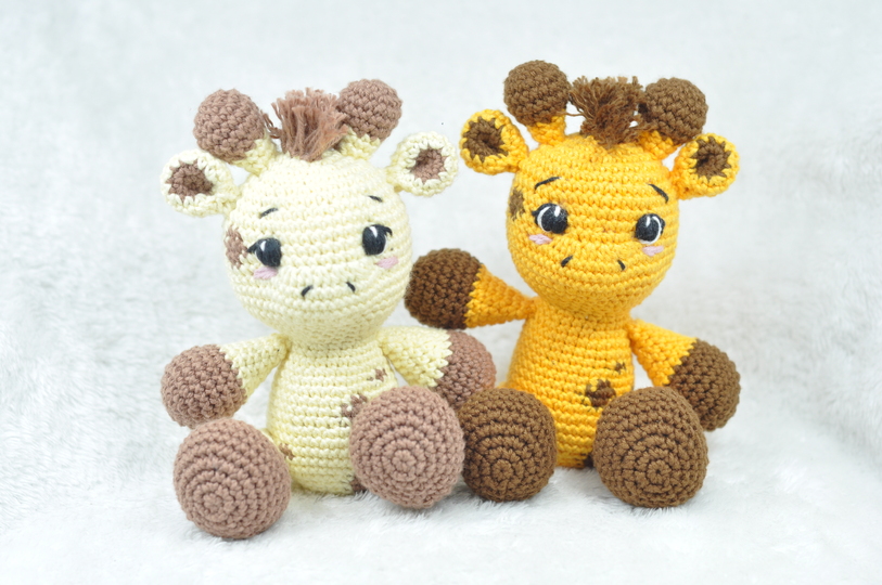 Häkelanleitung Giraffe Gilly