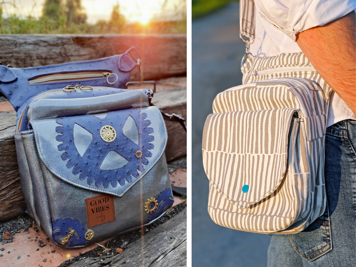 Festivaltasche Toria - PDF Schnittmuster, Nähanleitung & Video