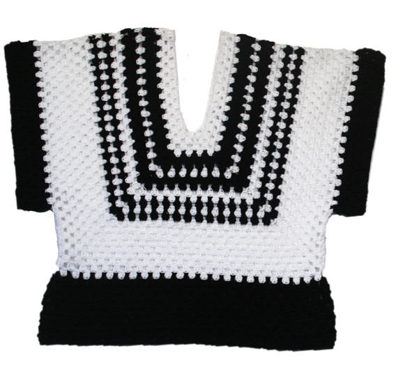 Granny stripes Top im Boho-Style No. 024