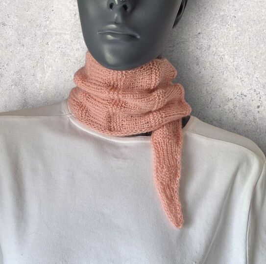 Strickanleitung Mini-Schal, Halstuch, ideal zur Resteverwertung   #380
