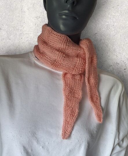 Strickanleitung Mini-Schal, Halstuch, ideal zur Resteverwertung   #380