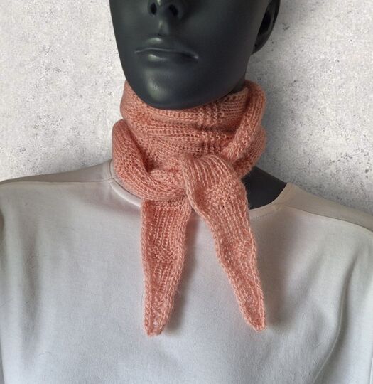 Strickanleitung Mini-Schal, Halstuch, ideal zur Resteverwertung   #380
