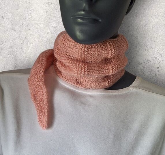 Strickanleitung Mini-Schal, Halstuch, ideal zur Resteverwertung   #380