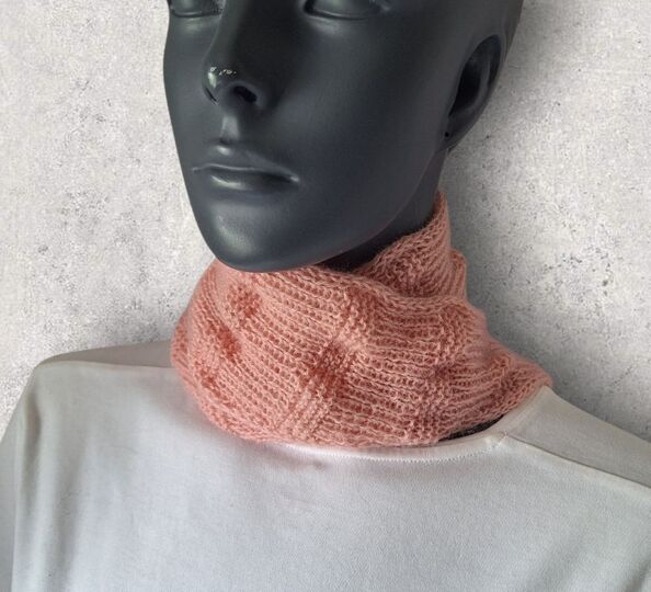 Strickanleitung Mini-Schal, Halstuch, ideal zur Resteverwertung   #380