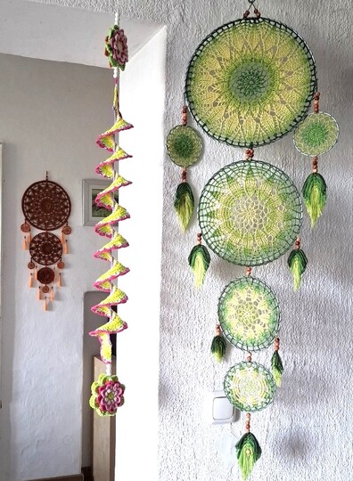 Häkelanleitung Windspiel "Blütentraum" - Windspinner