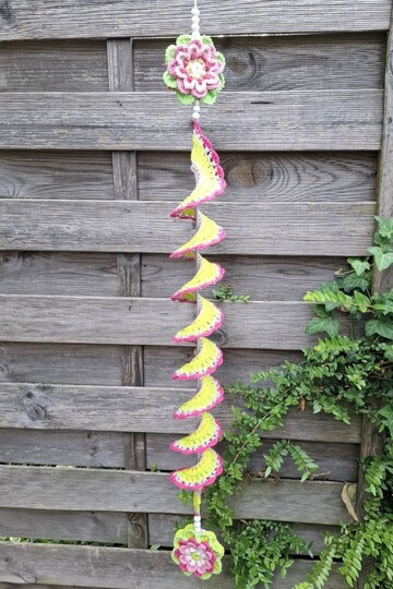 Häkelanleitung Windspiel "Blütentraum" - Windspinner