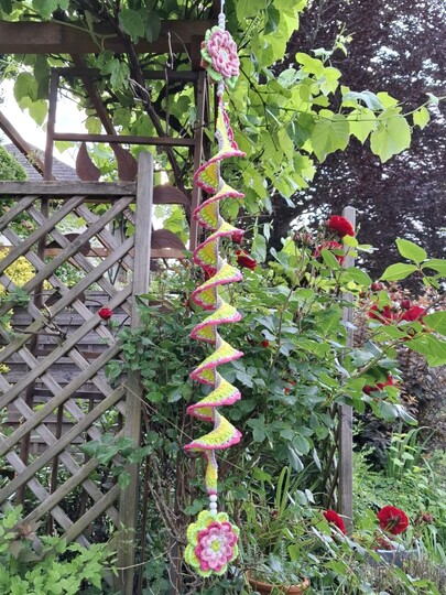 Häkelanleitung Windspiel "Blütentraum" - Windspinner
