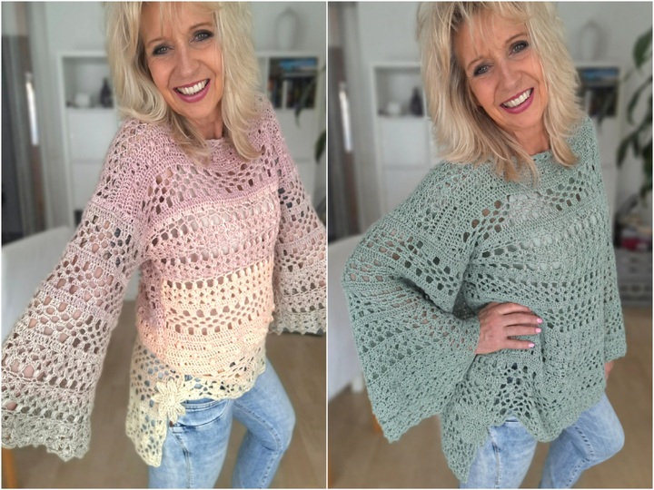 Flirty - Häkelanleitung für Tunika, Shirt und Top