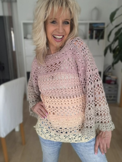 Flirty - Häkelanleitung für Tunika, Shirt und Top