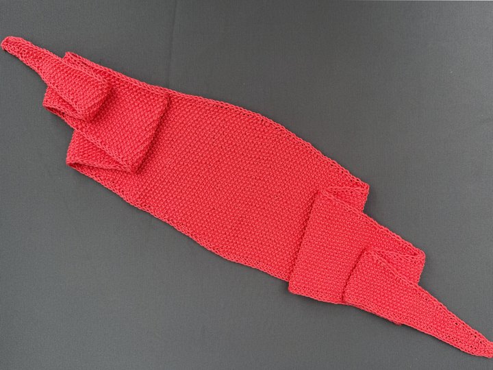 Mini-Schal #202, Parallelogrammschal, Strickanleitung