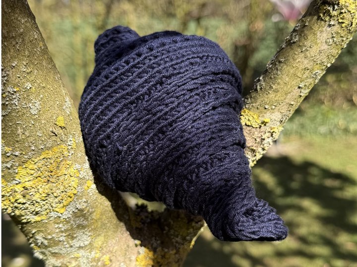 Mini-Schal #201, Parallelogrammschal, Strickanleitung