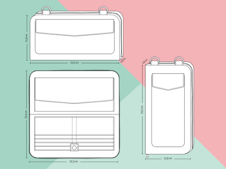 "Money Cat" Phone Wallet – PDF Pattern, Sewing Instructions & Video
