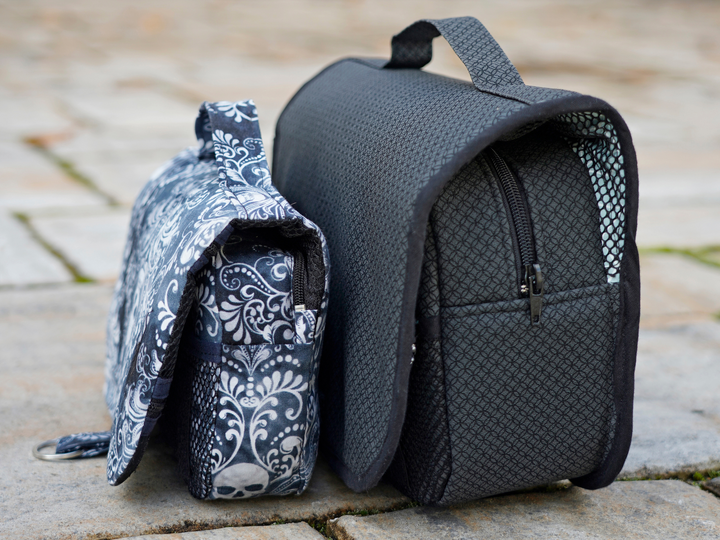Kosmetiktasche Traveling + Mini Set - Schnittmuster, Nähanleitung & Video
