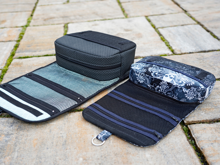 Traveling + Mini Cosmetic Bag Set – Pattern, Sewing Instructions & Video