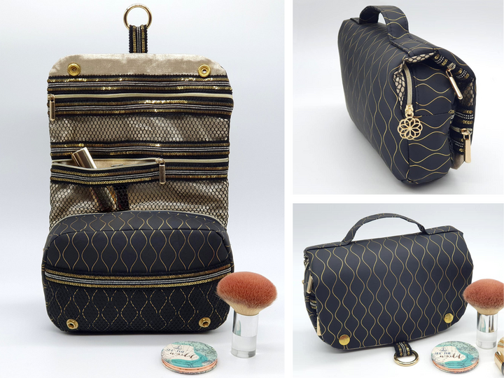 "Traveling Mini" Cosmetic Bag – PDF Pattern, Sewing Instructions & Video