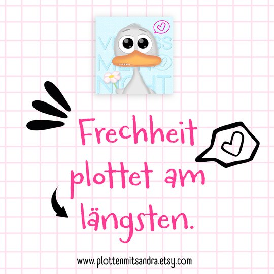 5 freche Sprüche Plotterdateien Bündel SVG, DXF, PNG