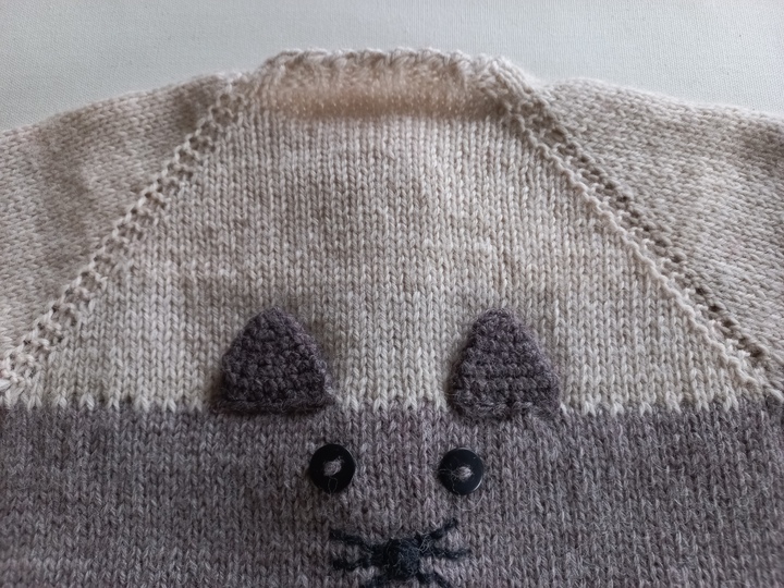 Strickanleitung Baby/Kinderjacke in 7 Größen, 62-140, reine Schurwolle