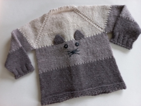 Strickanleitung Baby/Kinderjacke in 7 Größen, 62-140, reine Schurwolle
