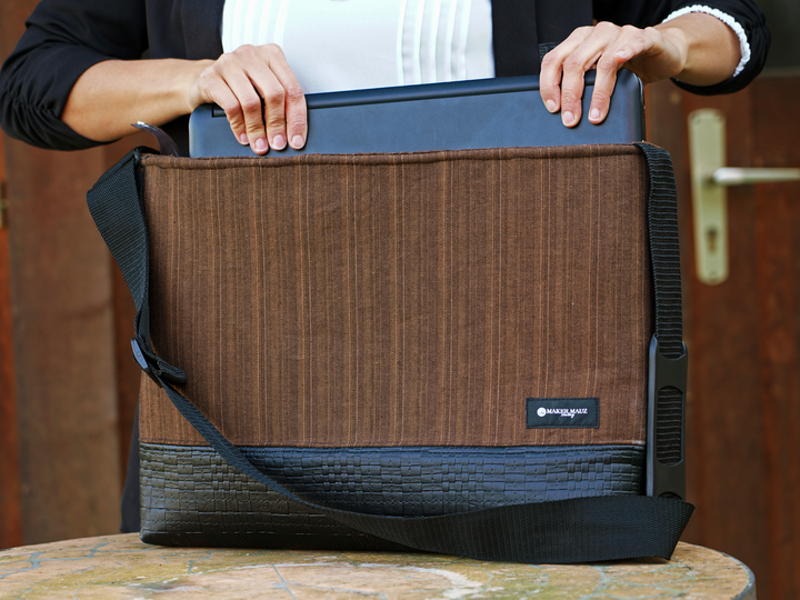 Laptoptasche Business - PDF Schnittmuster, Nähanleitung & Video