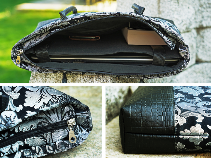 Laptoptasche Business - PDF Schnittmuster, Nähanleitung & Video