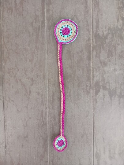 Häkelanleitung Lesezeichen Mandala Relax