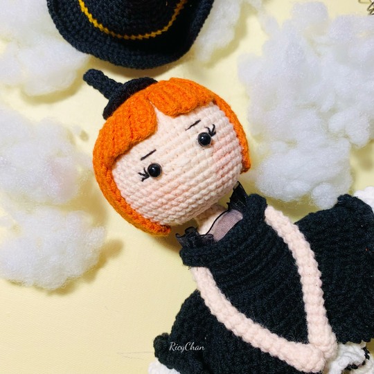 Crochet Witch Doll Pattern: Pumpkin Amigurumi (PDF English Tutorial)