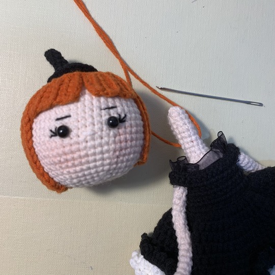 Crochet Witch Doll Pattern: Pumpkin Amigurumi (PDF English Tutorial)