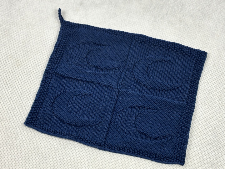 Waschlappen Mond - Geborgenheit – Eine Strickanleitung
