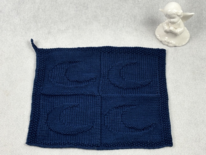 Waschlappen Mond - Geborgenheit – Eine Strickanleitung