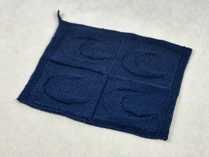 Washcloth Moon - Comfort – Knitting Instructions