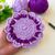 Purple Flower Coaster Crochet Pattern PDF Tutorial
