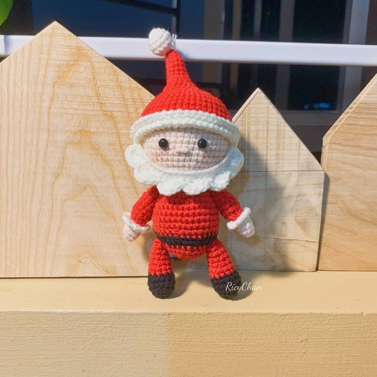 Santa Couple Crochet Pattern: Amigurumi Doll Bundle (PDF - US Term)