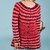 RAGLANJACKE HILDE … IM STREIFENMUSTER GESTRICKT