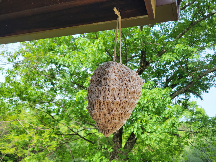 Wasp Nest Decoy Pattern For Knitters