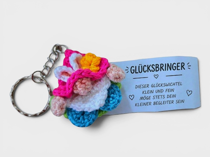 Häkelanleitung Glücksbringer Wichtel