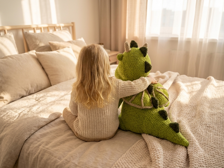 Easy XXL Dragon Crochet Pattern – Giant Cuddly Dragon