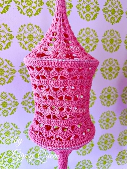 Häkelanleitung Lampe Orient PDF  Boho Lampe häkeln  Orientalische Häkeldeko