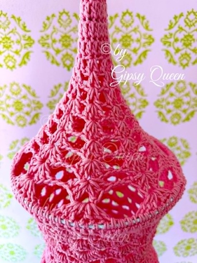 Häkelanleitung Lampe Orient PDF  Boho Lampe häkeln  Orientalische Häkeldeko