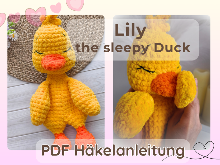 Lily Duck Lovey Crochet Pattern – Baby Comfort Blanket