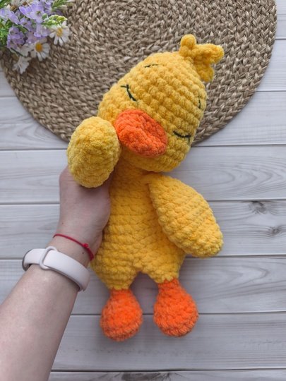 Lily Duck Lovey Crochet Pattern – Baby Comfort Blanket